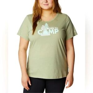 Columbia Women's Daisy Days Graphic T-Shirt - Plus Size 1X NWT